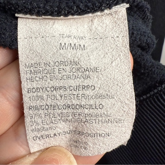 Under Armour Golf Black and Gray Men's 3/4 Sweatshirt UA Storm Size Medium GUC - Picture 6 of 7